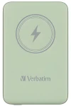 Verbatim Charge 'n' Go zelená / Powerbanka / 10 000 mAh / USB-C / MagSafe / 15W bezdrátové / 20W PD (32246)