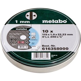 Metabo 616398000 Řezný kotouč 115 mm 1 ks Nerezová ocel