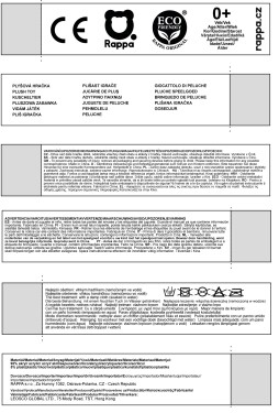 Plyšová hyena 40 cm ECO-FRIENDLY