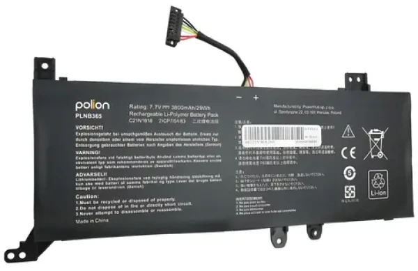TRX Baterie Polion C21N1818 pro ASUS A512, R512, X512 VivoBook 15 / Náhradní baterie / Li-Pol 7,7 V / 3800 mAh (TRX-PLNB365)