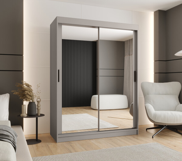 Šatní skříň Abi Rubino T3 Rozměry: 150 cm, Barva korpusu + barva dveří: Kašmír