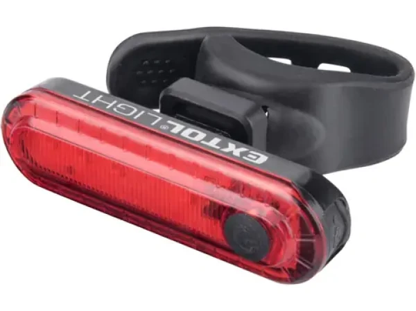 EXTOL-LIGHT Světlo červené na kolo 30lm / USB nabíjení / 4 režimy svícení / IPX4 (EX43138)