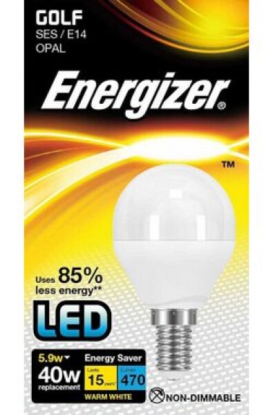 Energizer LED žárovka Globe 6 W, E14, teplá bílá