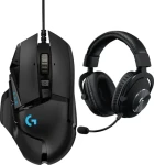 Logitech G502 HERO + G Pro X černá / Herní sada / myš 25600 DPI 11 tlačítek + sluchátka / USB