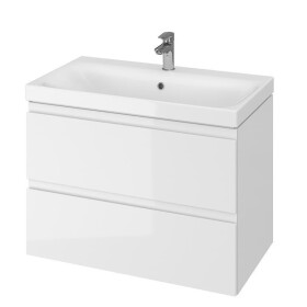 Koupelnová skříňka s umyvadlem Cersanit MODUO 79,5x62x44,7 cm bílá lesk S801-221-DSM S801-221-DSM