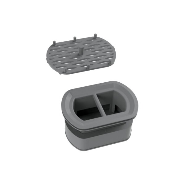 MEXEN - Sifon z filtrem do odtokového žlabu, šedý 1010098