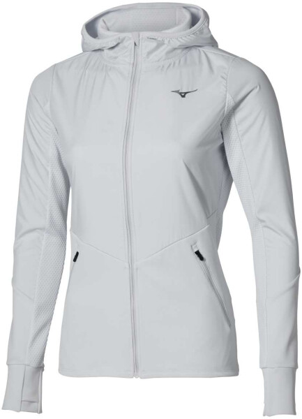 Běžecká bunda Mizuno Active Warmalite Hybrid Full Zip Hooded Long Sleeve Top J2GCD70104 Velikost textilu: XS