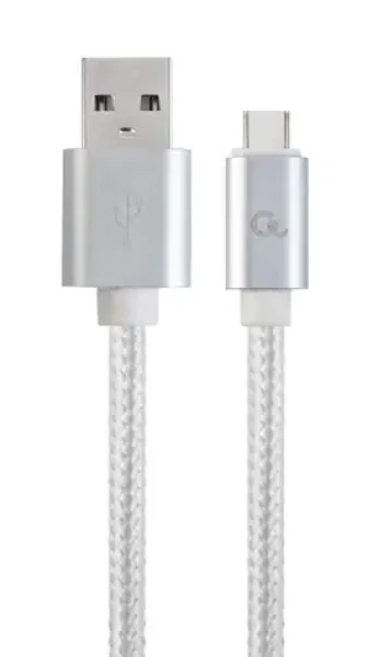 Gembird CCB-MUSB2B-AMCM-6-S USB-C kabel 1.8 m stříbrná / USB 2.0 A (M) - USB-C (M) (CCB-MUSB2B-AMCM-6-S)