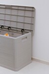 TOOMAX WOODYS zahradní plastový úložný box 280 L - světle šedá