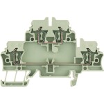 Weidmüller 1938340000 dvojitá svorka pružinová svorka hnědá, Tmavě béžová 50 ks