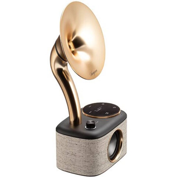 Sangean CP-100D Gramophone stolní rádio DAB+, FM AUX, Bluetooth, USB dotykový displej, s akumulátorem béžová