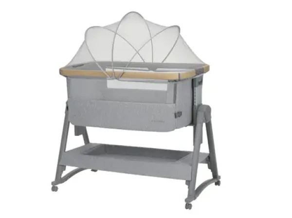 KikkaBoo Postýlka přenosná Nanna Grey / od narození do cca 6 měsíců (max. 9 kg) (31003020106KB)