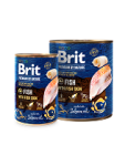 Brit Premium Dog by Nature konz Fish & Fish Skin 800g + Množstevní sleva