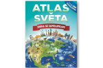 Atlas světa Kniha se samolepkami