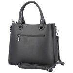 Luxusní dámská koženková kabelka do ruky Rishi, šedá