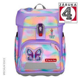 Školní aktovka CLOUD FLASH, Butterfly Luna 5 dílný set, AGR certifikát