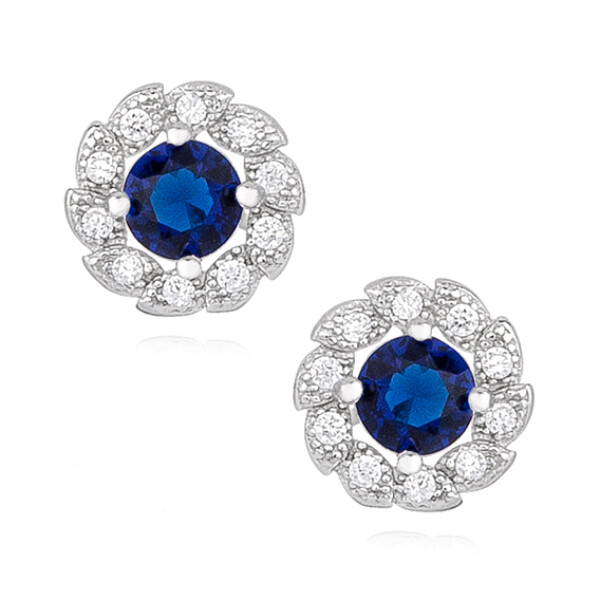 LUNICA Veselé stříbrné náušnice 0089 Ag 925; ≤1,4 g.