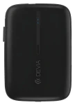 Devia Kintone černá / Powerbanka / 10000 mAh / vestavěné kabely (6938595387562)