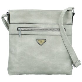 Trendy dámská koženková crossbody Laka, šedá