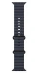 Apple Watch 49mm námořnická modrá, černý titanový povrch / Oceánský řemínek (MYPA3ZM/A)