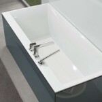 VILLEROY & BOCH - Squaro Edge 12 Vana 180x80x45 cm, Quaryl, bílá UBQ180SQE2DV-01