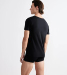 Pánské tričko EVER Ease O-Neck - BLACK - černé 0004 - SLOGGI BLACK L