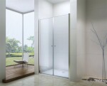 MEXEN - Texas sprchové dveře křídlové 100, transparent, chrom 880-100-000-01-00