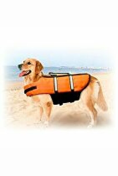 Vesta plavací Dog M 35cm oranžová KAR