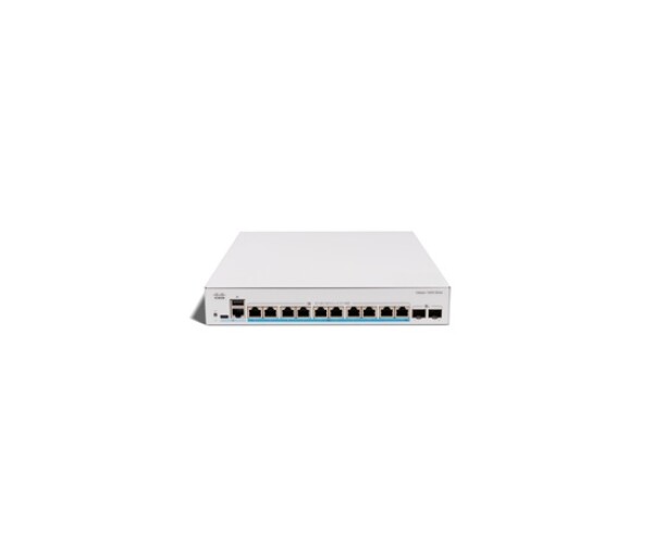 Cisco Catalyst switch C1300X-10NU-2X (10x5GbE,2xSFP28,10Gb/s uplink - 25Gb/s stack only,10xPoE++,385W) EDF_1608530