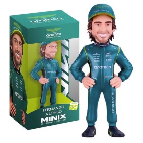 Figurka F1 Minix 154 S2 Aramco Aston Martin - Fernando Alonso