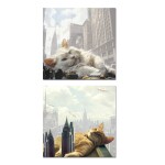 ErichKrause samolepicí bločky 76x76 mm 50 lístků Big City Cats