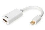 Digitus Mini DisplayPort - HDMI bílá / Redukce / Full HD 1080p / 0,15 m (AK-340411-001-W)