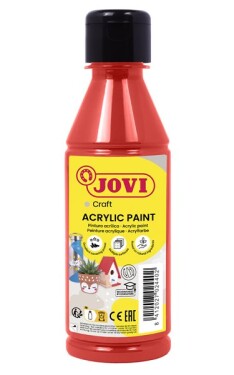 Akrylová barva DECOR 250 ml červená