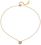 ELENYS Heart Glow – pozlacený náhrdelník 18K žluté zlato Délka náhrdelníku: 40+5 cm / max. 45 cm