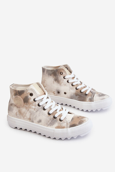 Dámské tenisky High Big Star LL274047 Bílá a zelená 40