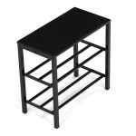 Botník, 1 police, černý matný lak