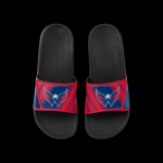 FOCO Pánské pantofle Washington Capitals NHL Legacy Velcro Sport Slide Slipper Velikost: S = 39-41 EU