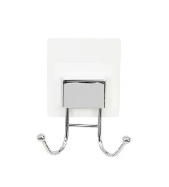 Compactor Bestlock Magic Dvojitý samolepicí háček chromová / bez vrtání (RAN6847)