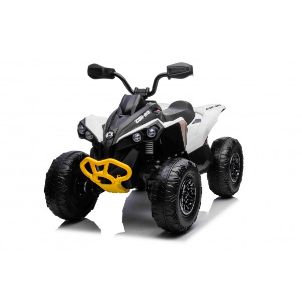 Mamido Dětská elektrická čtyřkolka Maverick ATV 2x200W bílá
