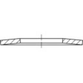 TOOLCRAFT 137336 talířové pružiny vnitřní Ø: 9.2 mm DIN 2093 pružinová ocel 200 ks