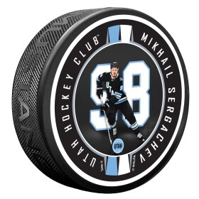 Mustang Puk Utah Mammoth NHL Mikhall Sergachev Breakout Ribbon