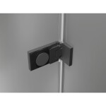 MEXEN/S - Lunar-F sprchový kout skládací dveře levá 95 x 90, transparent, grafit metal 836-095-090-95-00-L