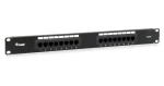 Equip 19" / Patch panel / 16x RJ-45 / Cat5e UTP / 1U / černý (235317)