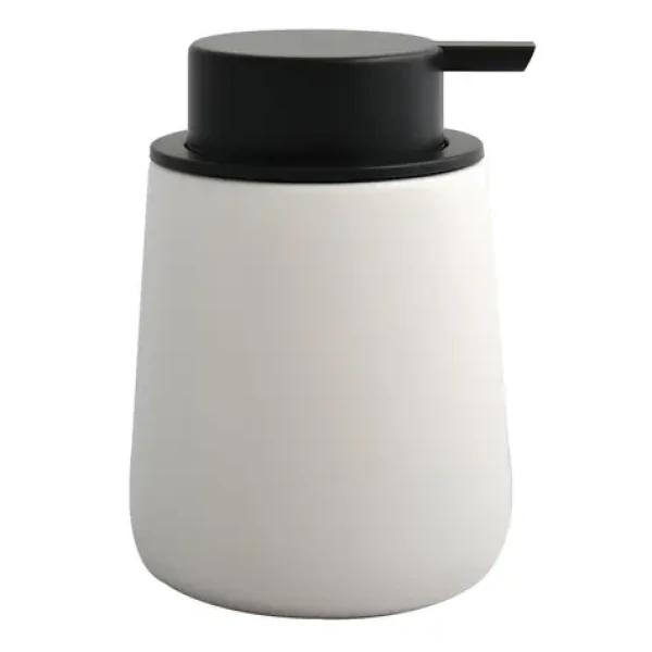 MSV MAONIE dávkovač mýdla bílo-černý / keramika / 350 ml (3700703918523)