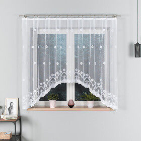 Žakárová záclona FLORENTYNA 330 x 140 cm