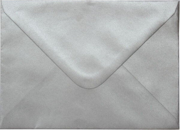 50 ks OBÁLKA METALICKÁ STŘÍBRNÁ C5 162x229 mm 100 gm2 šípová klopa