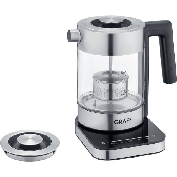 Graef WK 350 stříbrná / Rychlovarná konvice / 2000 W / 1 L (WK 350)