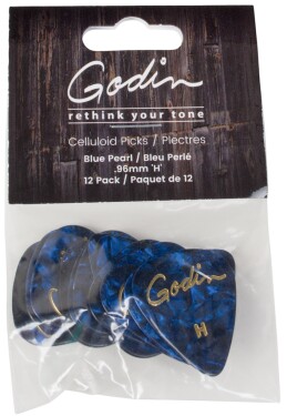 Godin Guitar Picks Heavy .96 mm Blue Pearl