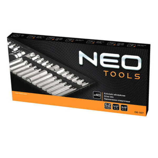 NEO TOOLS 06-107 Sada bitů s držákem 40ks (06-107)