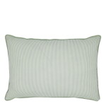 Chic Antique Povlak na polštář Aix Verte/White Stripes 35 × 50 cm, zelená barva, textil